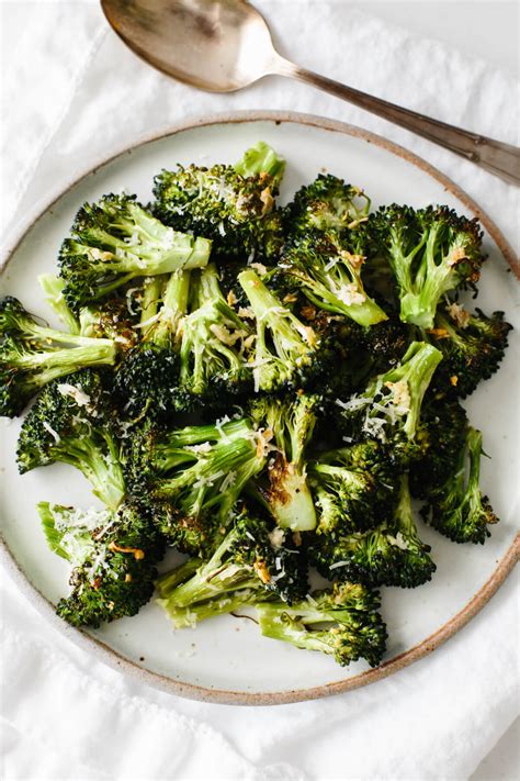 Roasted Broccoli With Garlic And Parmesan Is An Easy And Tasty Side