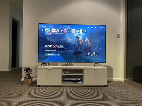 New setup! Upgraded the TV to match the PS5 : r/playstation