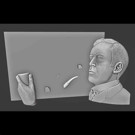 Free 3D file Sherlock Holmes 🎨 ・Model to download and 3D print・Cults