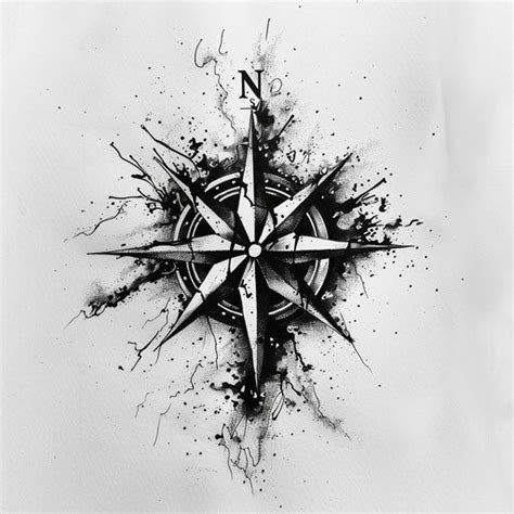 Compass Rose Tattoo Design Kit Compass Tattoo Design Compass Rose