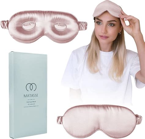 Matasse 22 Momme Mulberry Silk Eye Sleeping Mask With