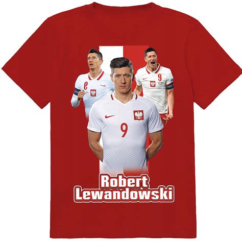 Koszulka Dzieci Ca T Shirt Dla Dziecka Robert Lewandowski Jako