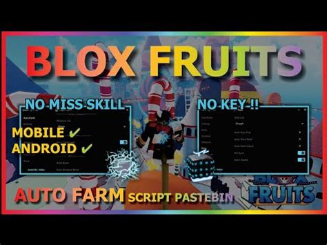 BLOX FRUITS Script Hack Mobile PASTEBIN 2023 Auto Farm Auto Farm