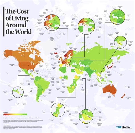 The Cost of Living Around the World in 2021 - Top Dollar