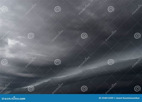 Arcus Cloud Rolling In The Storm Cumulonimbus Cloud Formations On