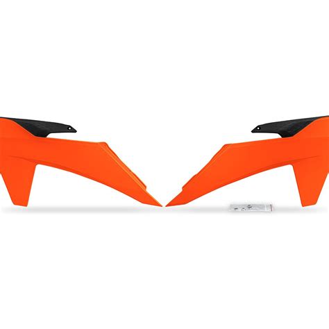 UFO KT05011 FFLU Radiator Shrouds Orange Motardinn