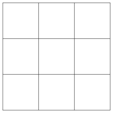 Download 3x3 grid png - 3 by 3 square grid - 9 squares grid transparent ...