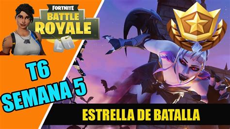 Gu A Fortnite Estrella De Batalla Semana Temporada Youtube