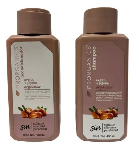 Shampoo Y Acondicionador Reparador Prorganics Sin Sulfatos MercadoLibre