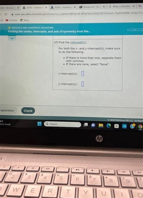 Solved (a) Does the parabola open upward or downward? upward | Chegg.com