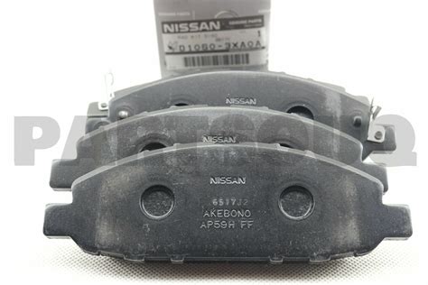 D10603xa0a Genuine Nissan Pad Kit Disc D1060 3xa0a Ebay