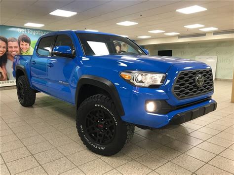 Toyota Tacoma Voodoo Blue Trd Off Road Premium Tacoma For