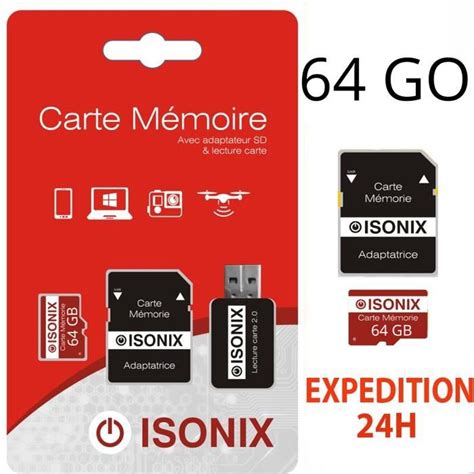 Carte Micro Sd Go Classe K Sdxc Smartphone Tablette Cam Ra Sport