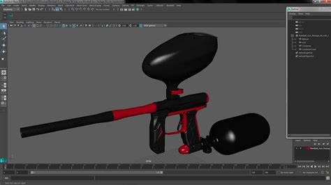 Paintball Gun Package Kit 3d Model 59 3ds Blend C4d Fbx Max Ma Lxo Obj Free3d