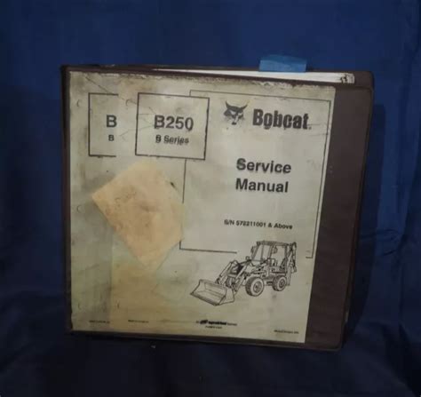 Bobcat B B Series Loader Backhoe Service Manual Oem Genuine