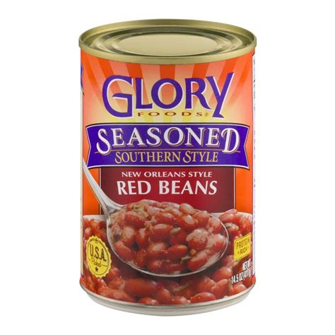 Glory Foods Seasoned Southern Style New Orleans Style Red Beans 15 Oz