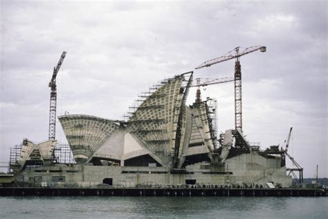 Sydney opera house construction photos