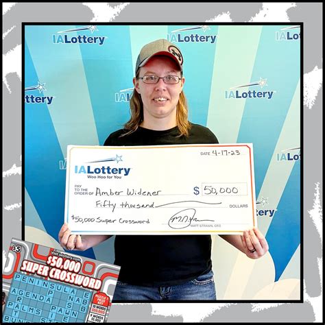 Iowa Lottery On Twitter Crosswords For The Win Amber Widener Of