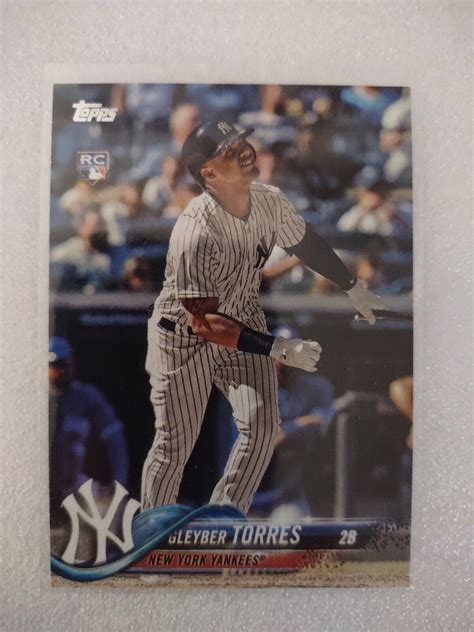 Gleyber Torres 2018 Topps Update Series RC Rookie Card US200 New York