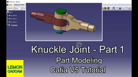 Knuckle Joint Part Modeling YouTube