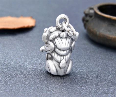 Pendant 999 Silver Pixiu Amulet Attract Money Abundance Wealth Etsy