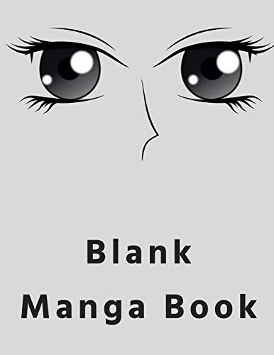 Blank Manga Book For Anime And Manga Drawing Sketchbook