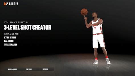 NBA 2K23 KYRIE IRVING BUILD 3 LEVEL Shot Creator YouTube