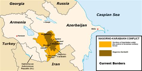 Nagorno Karabakh War Map