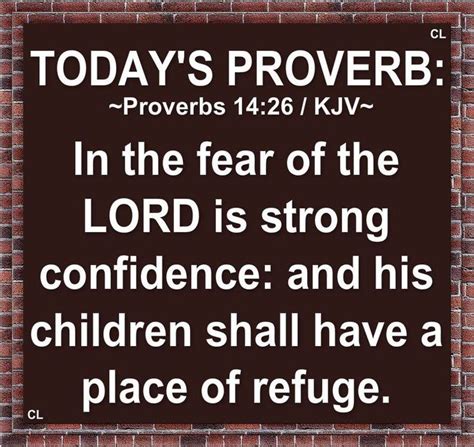 TODAY S PROVERB King James Bible Verses Scripture For Today