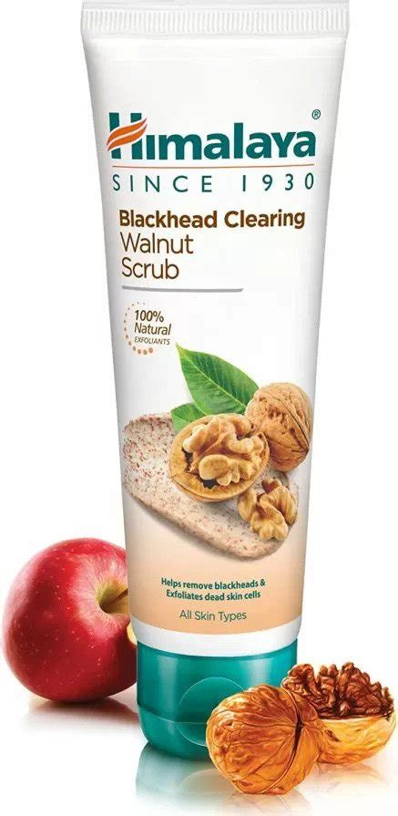 Himalaya Wellness Blackhead Clearing Walnut Scrub 75ml E Vitaminagr