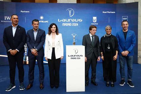 Mart Nez Almeida Y Ayuso Dan La Bienvenida A Madrid A Los Premios Laureus