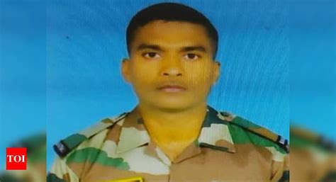 One Army Jawan Killed In Ceasefire Violation By Pakistan At Loc India News Times Of India