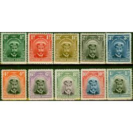 Southern Rhodesia 1924 Set Of 10 To 1s SG1 10 Fine MM Stamps Empire