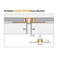 Schluter Dilex Eksn Stainless Steel Movement Joint Tiling Supplies Direct