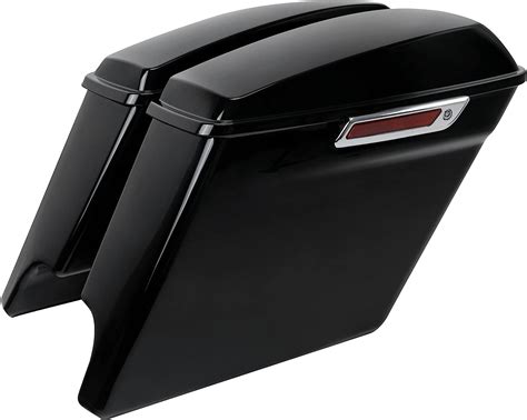 Amazon SLMOTO Vivid Black 5 Stretched Saddlebags W Keys Fit For