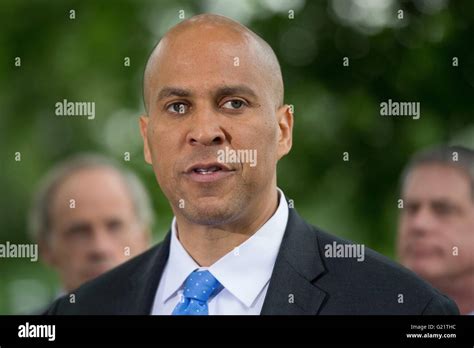 United States Senator Cory Booker Democrat Of New Jersey Hi Res Stock