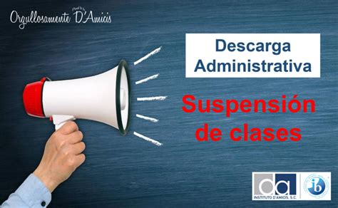 Suspensión de Clases para alumnos por descarga administrativa SEP