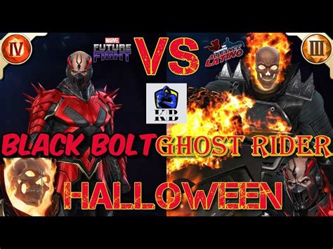 🎃💀ghost Rider💀 T3 Vs Black Bolt T4 🎃 Marvel Future Fight