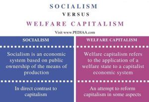 What Is The Difference Between Socialism And Welfare Capitalism