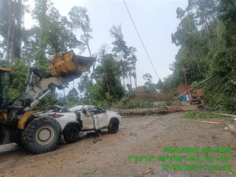 Karyawan PLTA Simarboru Batangtoru Asal Cina Tewas Tertimpa Pohon