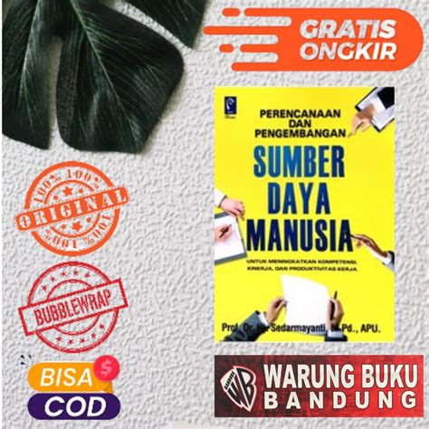 Jual Buku Perencanaan Dan Pengembangan Sumber Daya Manusia Prof Dr