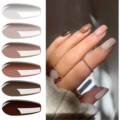 Vernis Semi Permanent Lot De Couleur Nude Vernis Ongles Gel Uv