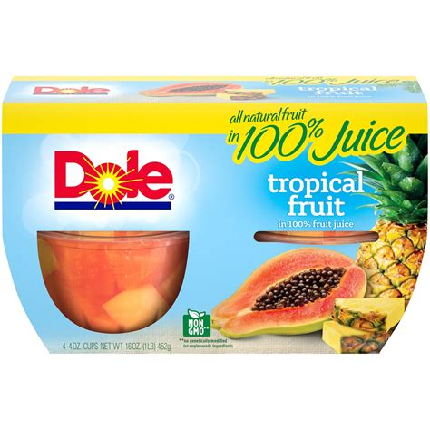 Dole Tropical Fruit Cup Nutrition Facts Besto Blog