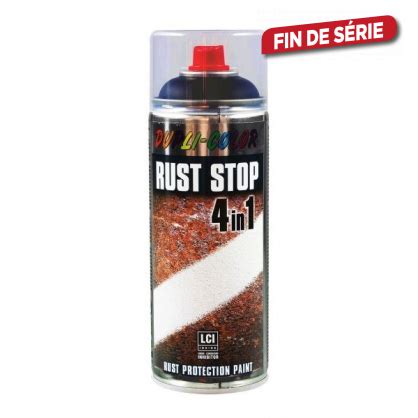 Peinture Antirouille En Spray Rust Stop Noire L Dupli Color