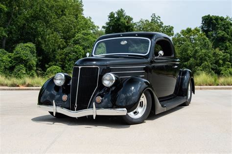 1936 Ford 3 Window 2 Door All Steel Coupe Deluxe Restored Three Window For Sale Hotrodhotline