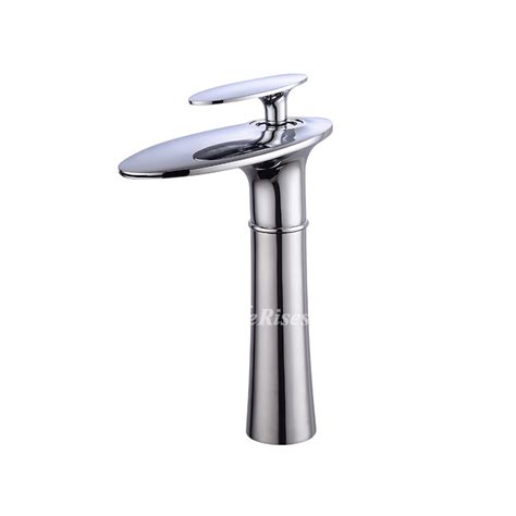 Brass Tall Vessel Sink Faucets White/ Oil Rubbed Bronze/ Brushed Silver/ Chrome Modern Black