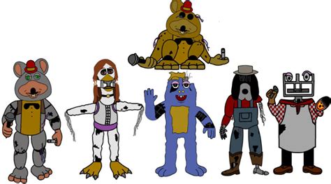 Withered Chuck E Cheese Animatronics By Malitoking12 On Deviantart