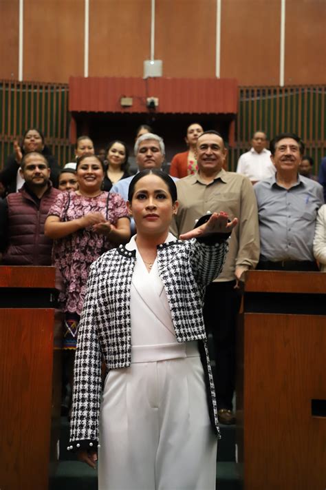 La Joven Diputada Citlali Calixto Nueva Presidenta De La Junta De