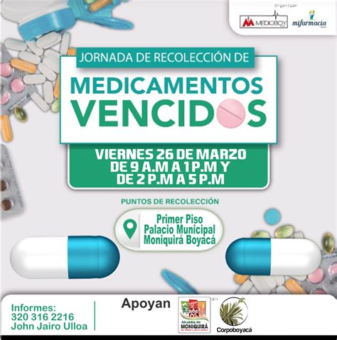 JORNADA DE RECOLECCIÓN MEDICAMENTOS VENCIDOS