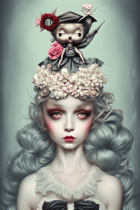 Pop Surrealism Lowbrow Art Graphic · Creative Fabrica